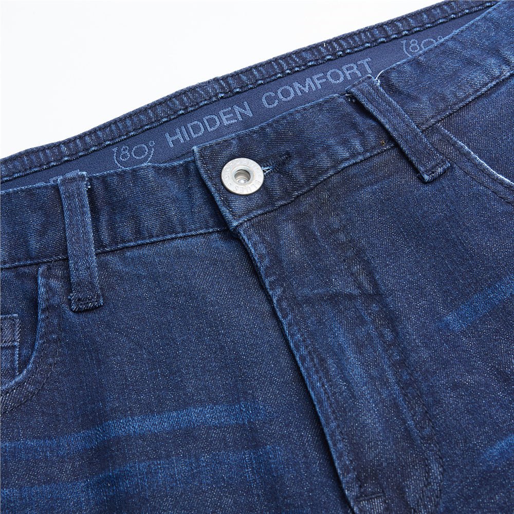 Giordano Men's Skinny Taper Stretch Denim Jeans With Elastic Waist - first_variant_option_2 Premium Jeans for Giordano