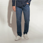 Giordano Men's Skinny Taper Stretch Denim Jeans With Elastic Waist - first_variant_option_2 Premium Jeans for Giordano