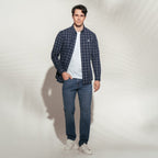 Giordano Men's Skinny Taper Stretch Denim Jeans With Elastic Waist - first_variant_option_2 Premium Jeans for Giordano