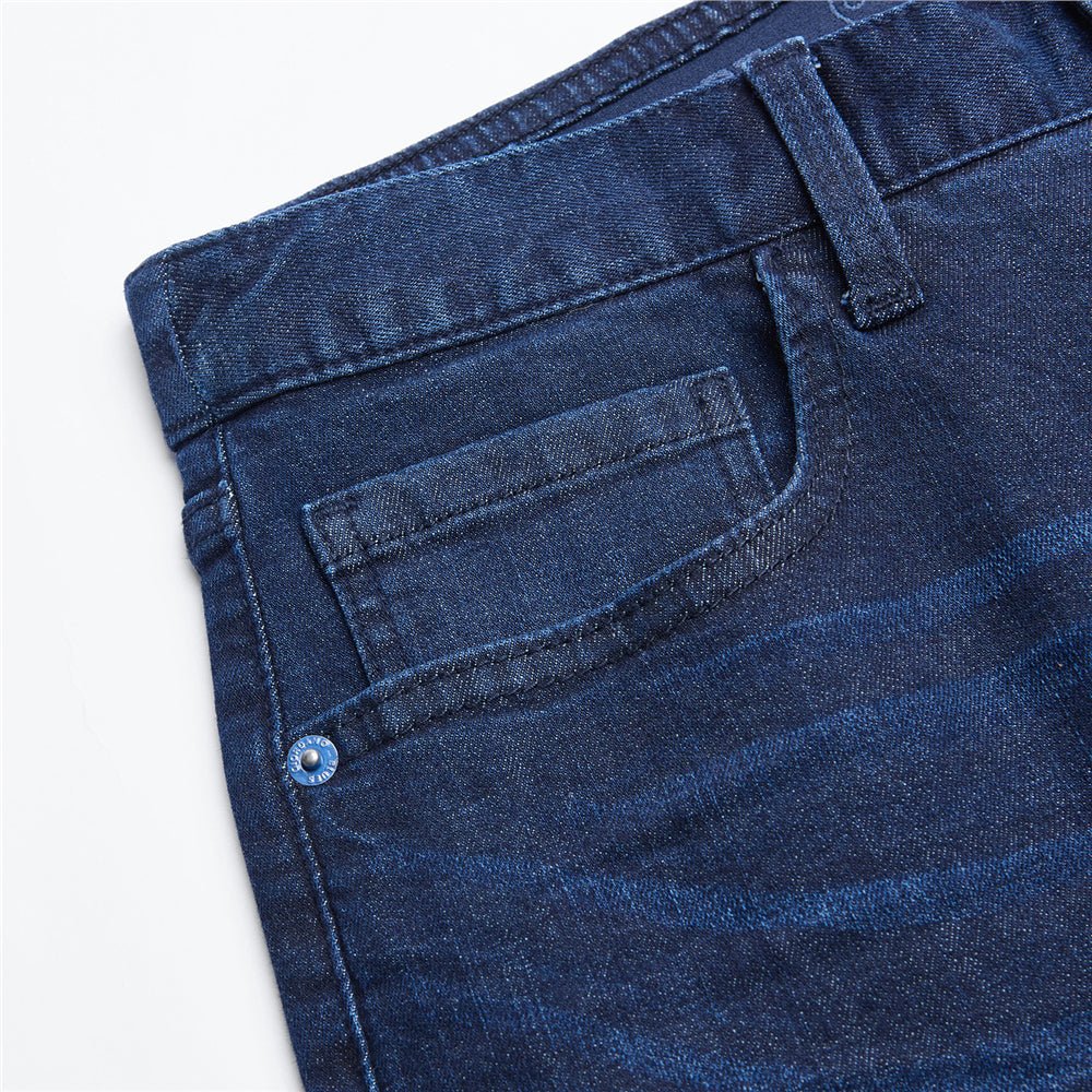 Giordano Men's Skinny Taper Stretch Denim Jeans With Elastic Waist - first_variant_option_2 Premium Jeans for Giordano