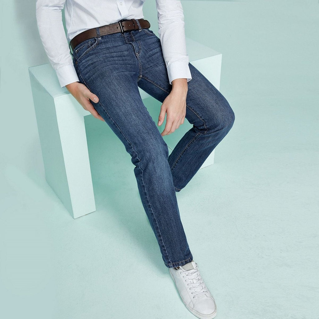 Giordano Men’s Skinny Tapered Stretch Denim - Premium Jeans