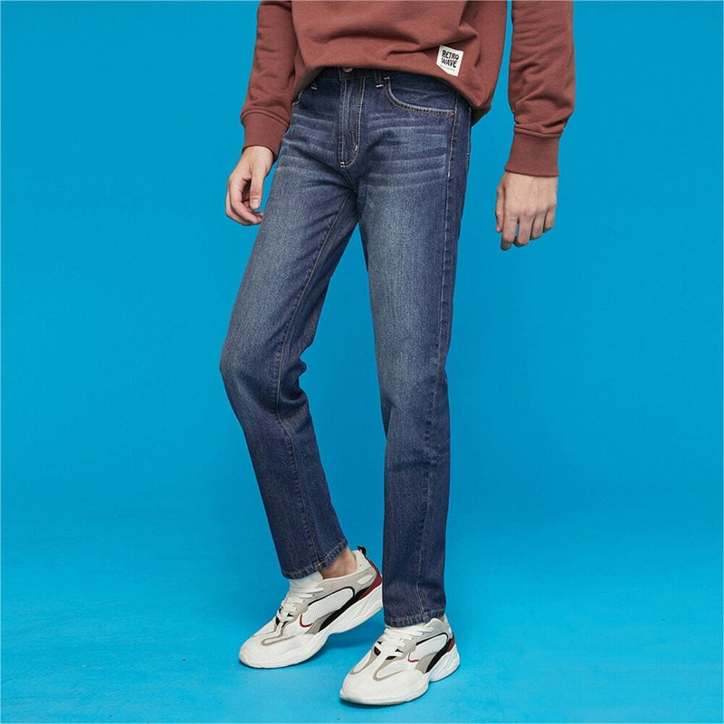 Giordano Men’s Skinny Tapered Stretch Denim - Premium Jeans