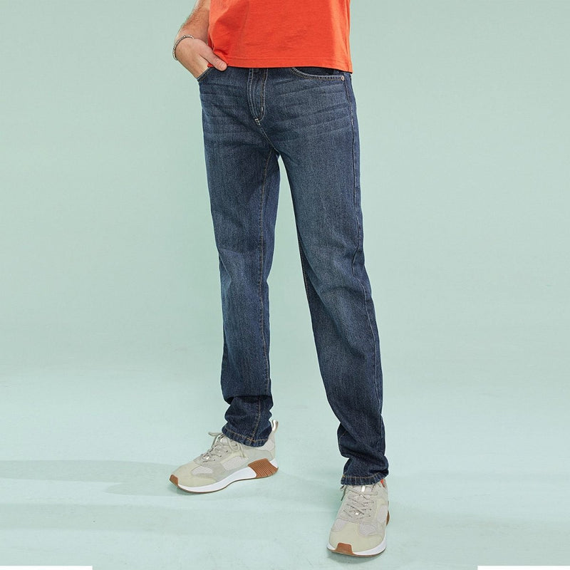 Giordano Men’s Skinny Tapered Stretch Denim - Premium Jeans