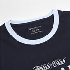 Giordano Men's Slim Cotton Athletic Club 10 Tee - first_variant_option_2 Premium Print Tee for Giordano