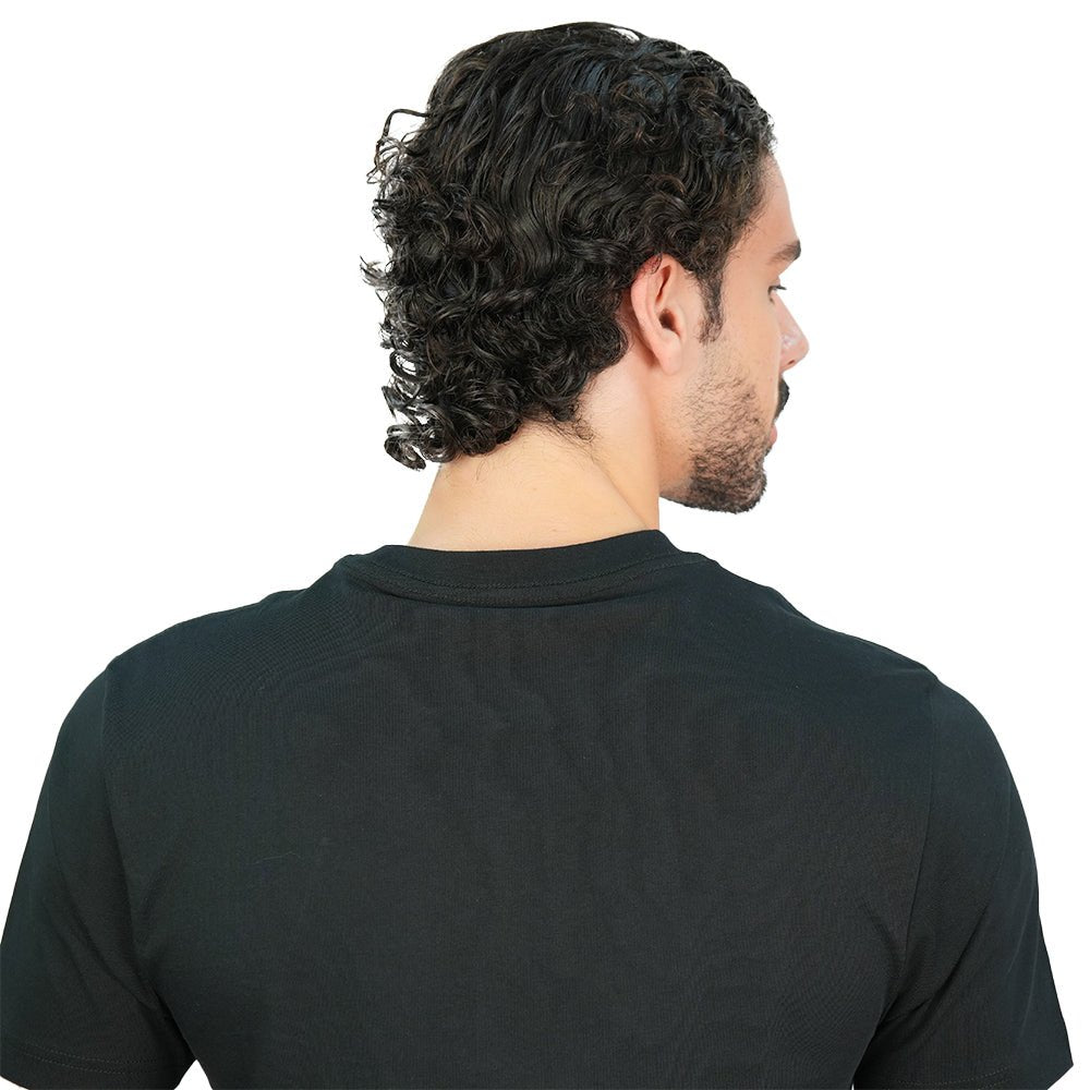 Giordano Men’s Slim Cotton Crew Neck Message Print Tee - Premium Print Tee