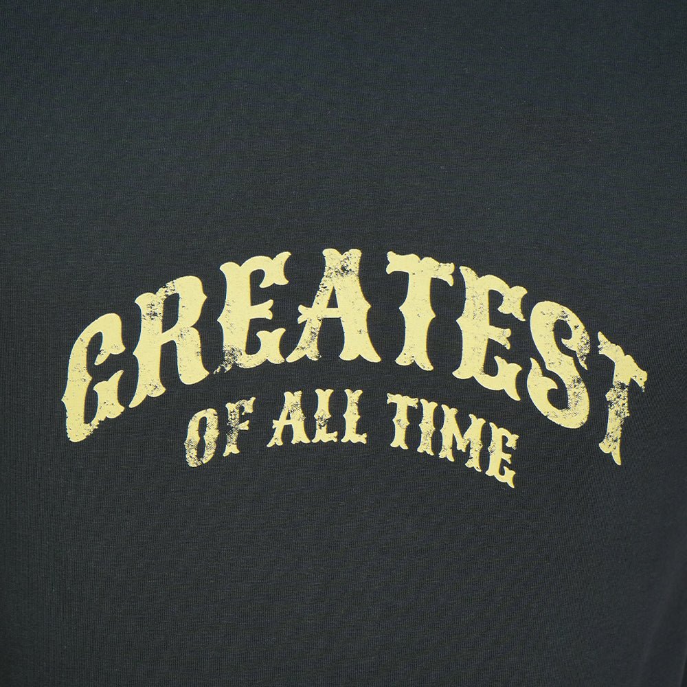 Giordano Men’s Slim Cotton Crew Neck Message Print Tee - Premium Print Tee