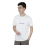 Giordano Men’s Slim Cotton Crew Neck Message Print Tee - Premium Print Tee