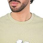 Giordano Men’s Slim Cotton Crew Neck Message Print Tee - first_variant_option_2 Premium Print Tee for Giordano