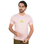 Giordano Men’s Slim Cotton Crew Neck Message Print Tee - first_variant_option_2 Premium Print Tee for Giordano