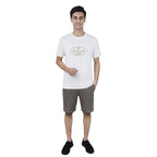 Giordano Men’s Slim Cotton Crew Neck Message Print Tee - Premium Print Tee