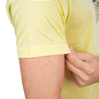 Giordano Men’s Slim Cotton Crew Neck Message Print Tee - first_variant_option_2 Premium Print Tee for Giordano