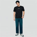 Giordano Men’S Slim Cotton Crew Neck Message Print Tee - first_variant_option_2 Premium Print Tee for Giordano