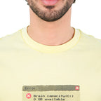 Giordano Men’s Slim Cotton Crew Neck Message Print Tee - first_variant_option_2 Premium Print Tee for Giordano