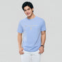 Giordano Men’s Slim Cotton Crew Neck Signature Print Tee - Premium Print Tee