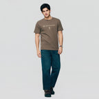 Giordano Men’s Slim Cotton Crew Neck Signature Print Tee - first_variant_option_2 Premium Print Tee for Giordano