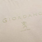 Giordano Men’s Slim Cotton Crew Neck Signature Print Tee - Premium Print Tee