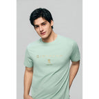 Giordano Men’s Slim Cotton Crew Neck Signature Print Tee - first_variant_option_2 Premium Print Tee for Giordano