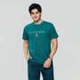 Giordano Men’s Slim Cotton Crew Neck Signature Print Tee - Premium Print Tee
