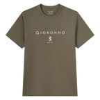 Giordano Men’s Slim Cotton Crew Neck Signature Print Tee - first_variant_option_2 Premium Print Tee for Giordano