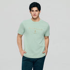 Giordano Men’s Slim Cotton Crew Neck Signature Print Tee - first_variant_option_2 Premium Print Tee for Giordano