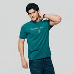 Giordano Men’s Slim Cotton Crew Neck Signature Print Tee - first_variant_option_2 Premium Print Tee for Giordano