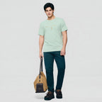 Giordano Men’s Slim Cotton Crew Neck Signature Print Tee - first_variant_option_2 Premium Print Tee for Giordano