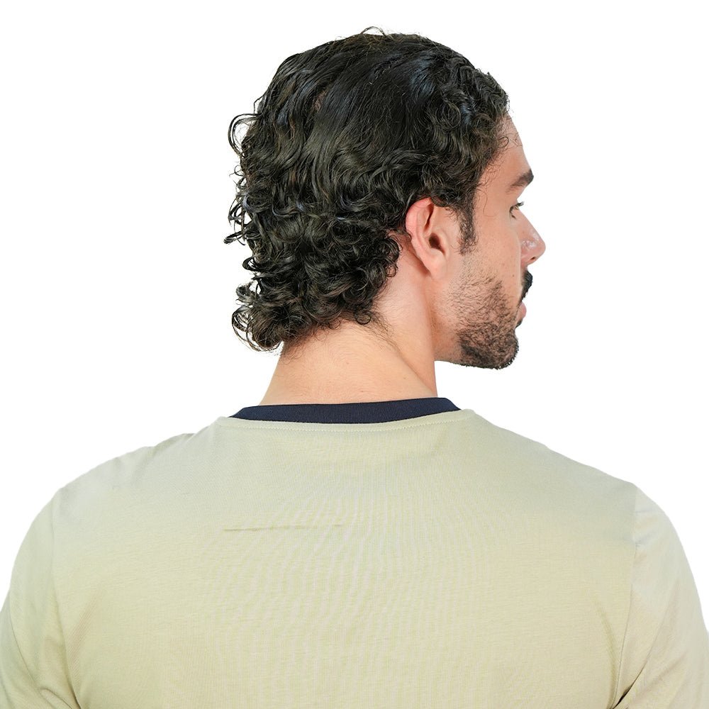 Giordano Men’s Slim Cotton Crew Neck Tee with Embroidery - first_variant_option_2 Premium Tee for Giordano