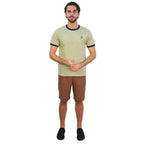 Giordano Men’s Slim Cotton Crew Neck Tee with Embroidery - first_variant_option_2 Premium Tee for Giordano