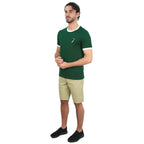 Giordano Men’s Slim Cotton Crew Neck Tee with Embroidery - Premium Tee