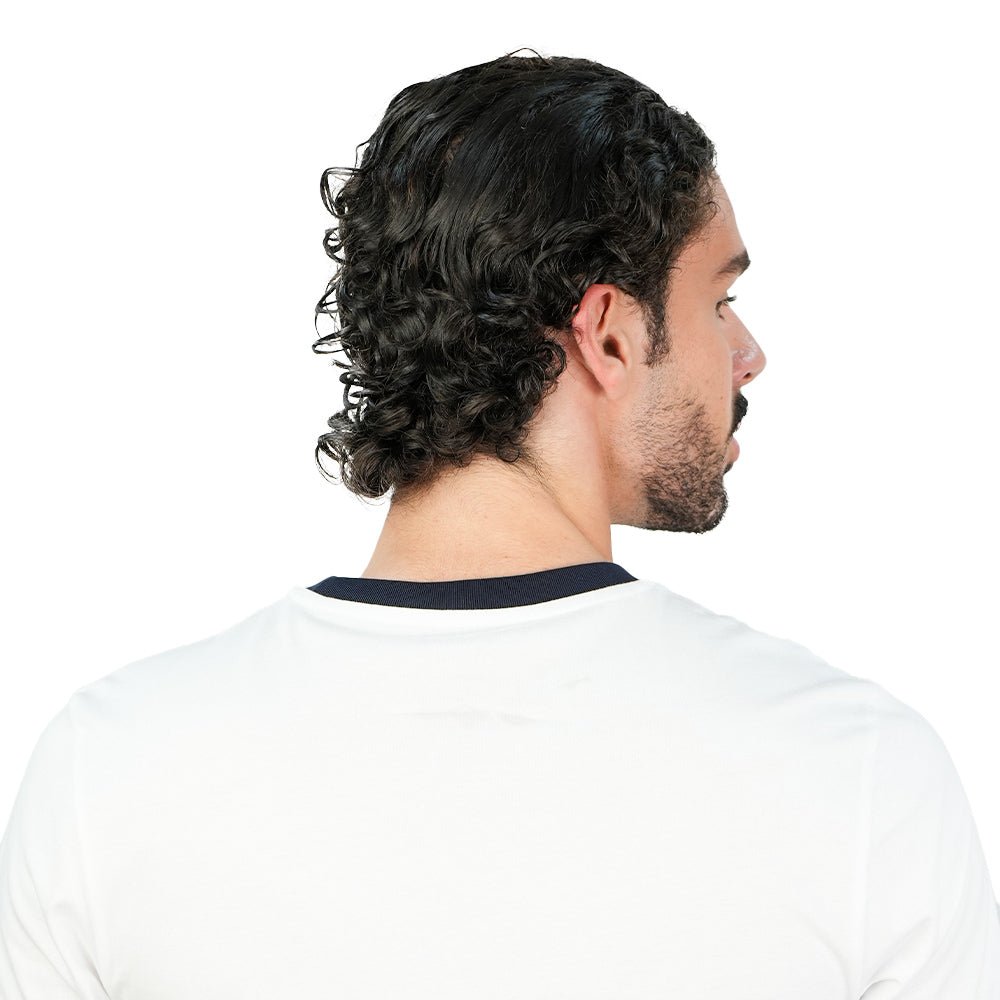 Giordano Men’s Slim Cotton Crew Neck Tee with Embroidery - Premium Tee