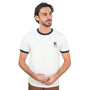 Giordano Men’s Slim Cotton Crew Neck Tee with Embroidery - Premium Tee