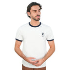 Giordano Men’s Slim Cotton Crew Neck Tee with Embroidery - Premium Tee