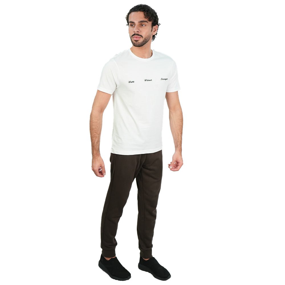 Giordano Men’s Slim Cotton Crew Neck WWS Print Tee - first_variant_option_2 Premium Print Tee for Giordano
