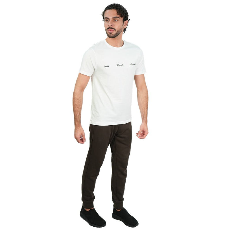 Giordano Men’s Slim Cotton Crew Neck WWS Print Tee - first_variant_option_2 Premium Print Tee for Giordano