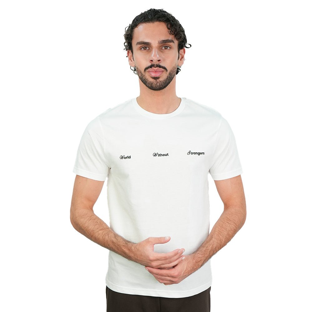 Giordano Men’s Slim Cotton Crew Neck WWS Print Tee - first_variant_option_2 Premium Print Tee for Giordano
