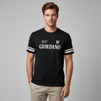 Giordano Men's Slim Cotton Heritage Club Graphic Tee - first_variant_option_2 Premium Print Tee for Giordano