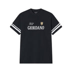 Giordano Men's Slim Cotton Heritage Club Graphic Tee - first_variant_option_2 Premium Print Tee for Giordano