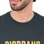 Giordano Men's Slim Cotton Heritage Graphic Tee - Premium Print Tee