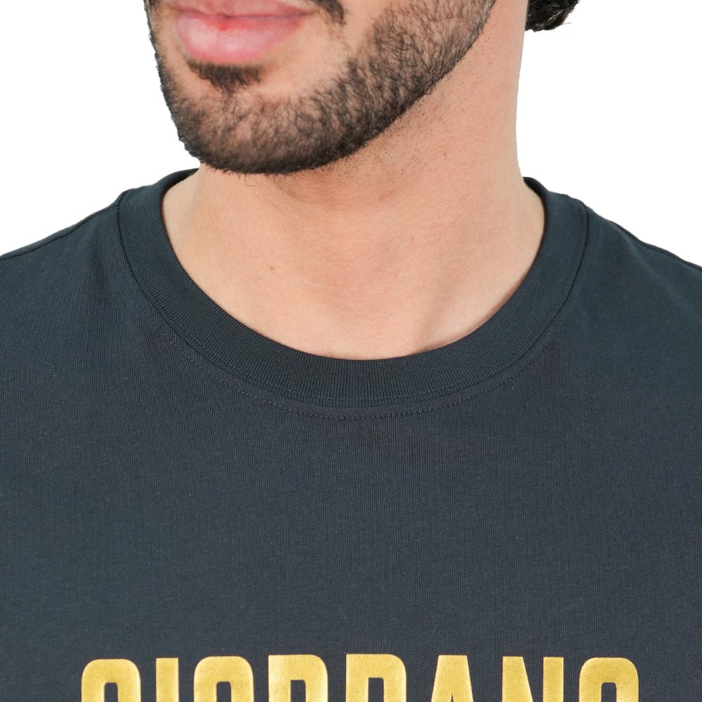 Giordano Men's Slim Cotton Heritage Graphic Tee - Premium Print Tee