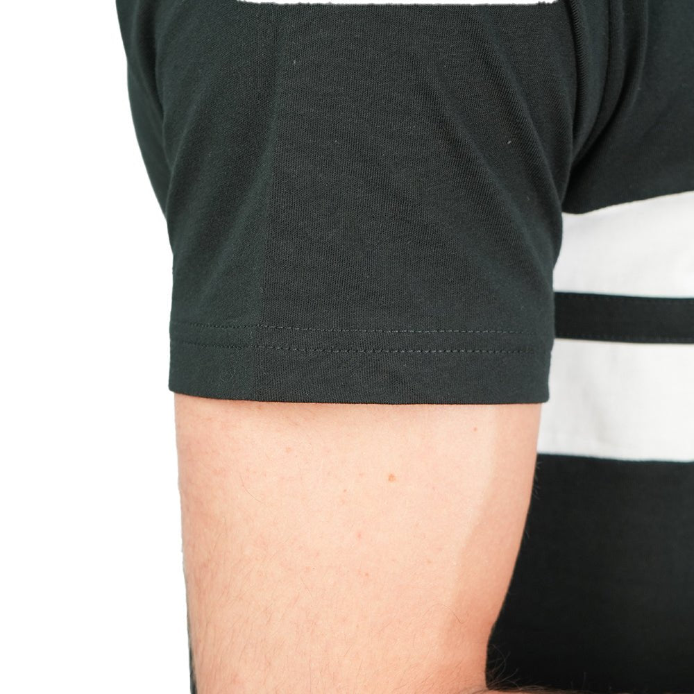 Giordano Men's Slim Cotton Heritage Stripe Tee - first_variant_option_2 Premium Print Tee for Giordano