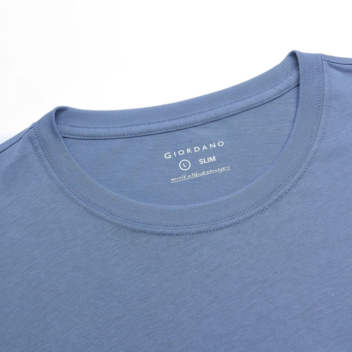 Giordano Men's Slim Cotton Heritage Stripe Tee - first_variant_option_2 Premium Print Tee for Giordano