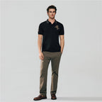 Giordano Men's Slim Cotton Lycra Napoleon Polo - first_variant_option_2 Premium Polo for Giordano