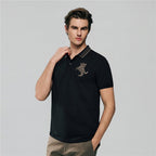 Giordano Men's Slim Cotton Lycra Napoleon Polo - first_variant_option_2 Premium Polo for Giordano