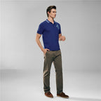 Giordano Men's Slim Cotton Lycra Napoleon Polo - first_variant_option_2 Premium Polo for Giordano