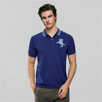 Giordano Men's Slim Cotton Lycra Napoleon Polo - first_variant_option_2 Premium Polo for Giordano