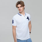 Giordano Men's Slim Cotton Lycra Napoleon Polo - first_variant_option_2 Premium Polo for Giordano