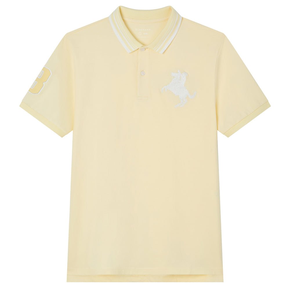 Giordano Men's Slim Cotton Lycra Napoleon Polo - first_variant_option_2 Premium Polo for Giordano