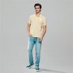 Giordano Men's Slim Cotton Lycra Napoleon Polo - first_variant_option_2 Premium Polo for Giordano