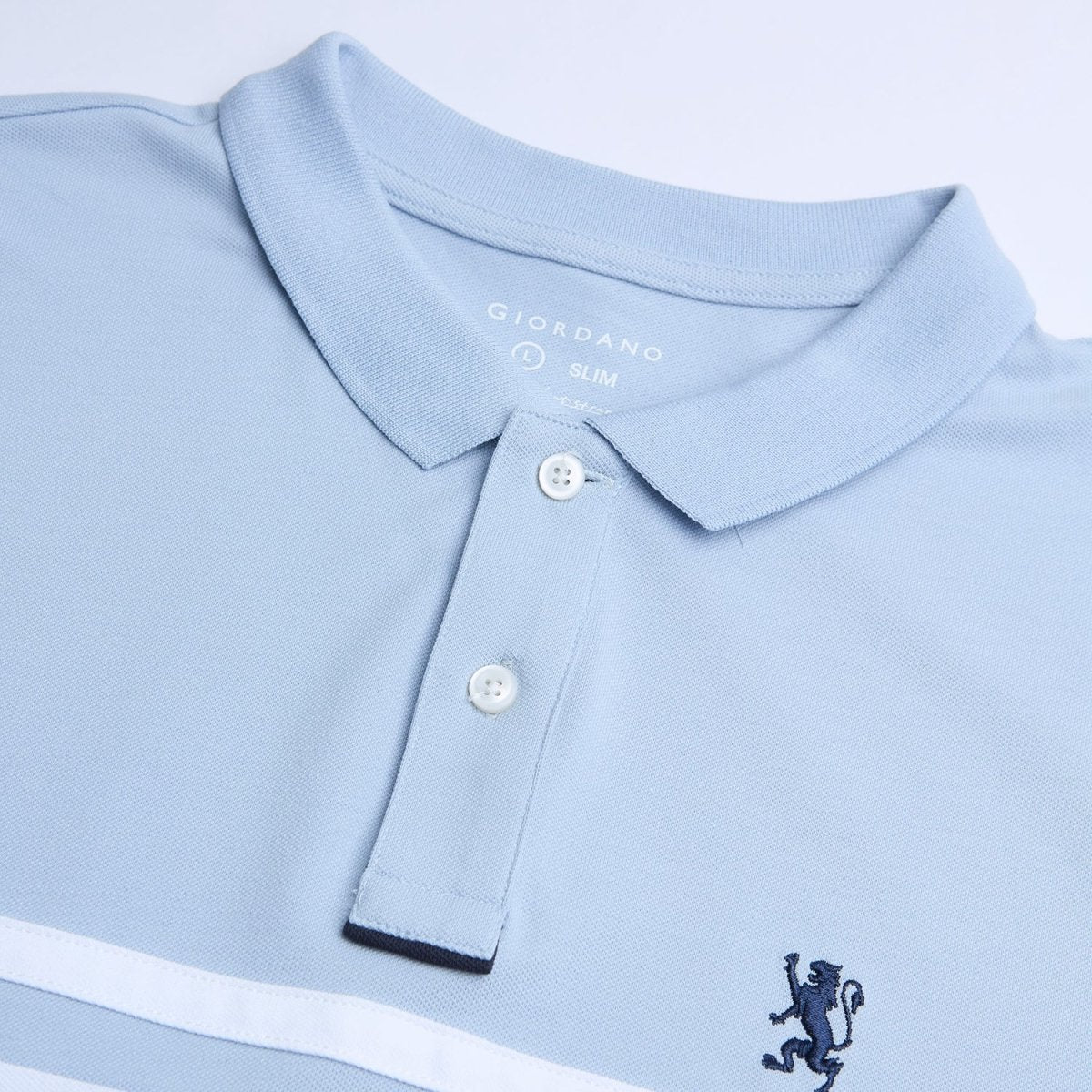 Giordano Men's Slim Cotton Lycra Pique Polo - first_variant_option_2 Premium Polo for Giordano