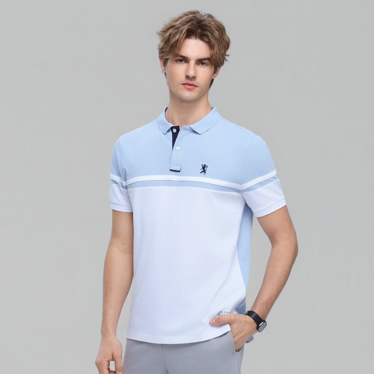 Giordano Men's Slim Cotton Lycra Pique Polo - first_variant_option_2 Premium Polo for Giordano